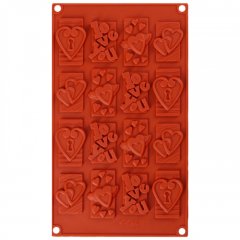 Форма силиконовая для шоколада "Любовь" 16 шт 2389452, 299 ₽ Форма силиконовая для шоколада "Любовь" 16 шт 2389452
