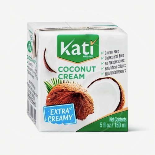 Сливки кокосовые Kati Extra Creamy 150 мл , 179 ₽ Сливки кокосовые Kati Extra Creamy 150 мл