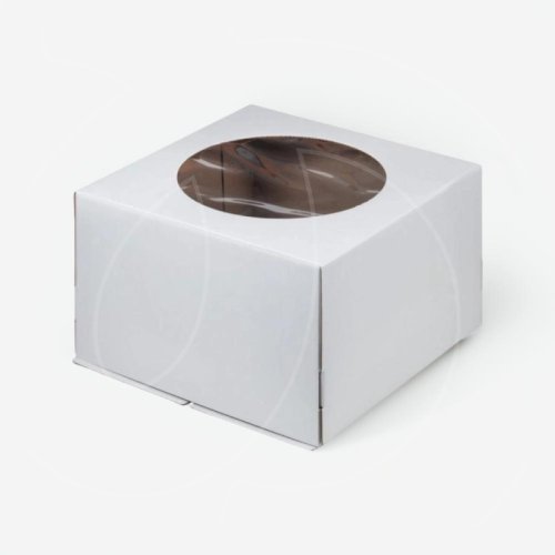 Коробка для торта с круглым окном белая 24х24х18 см 011200, 119 ₽ Коробка для торта с круглым окном белая 24х24х18 см 011200