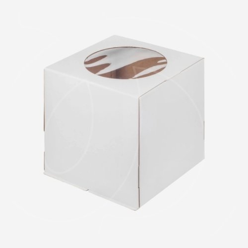 Коробка для торта с окном белая 24х24х30 см 19110, 219 ₽ Коробка для торта с окном белая 24х24х30 см 19110