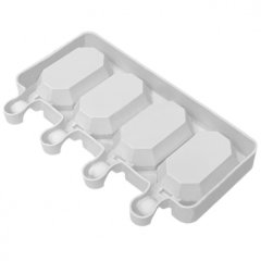 Силиконовая форма для мусса Эскимо восьмигранник 4 шт СФ-142, 299 ₽ Силиконовая форма для мусса Эскимо восьмигранник 4 шт СФ-142