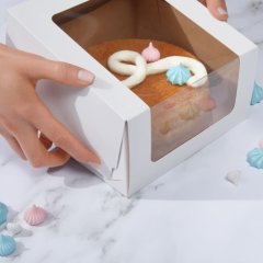 Коробка для торта с большим окном белая 18х18х10 см ForG SHELF I W W 180*180*100 A, 79 ₽ Коробка для торта с большим окном белая 18х18х10 см ForG SHELF I W W 180*180*100 A