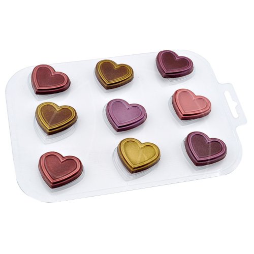Форма пластиковая "Сердечки" 9 шт , 290 ₽ Форма пластиковая "Сердечки" 9 шт
