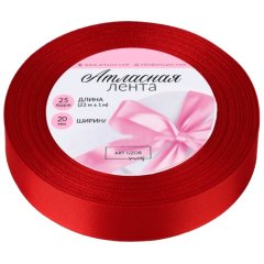 Лента для декора и упаковки Атласная Красная 2 см 1218294, 129 ₽ Лента для декора и упаковки Атласная Красная 2 см 1218294