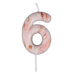 Свеча декоративная Цифра "6" Мрамор 7695898, 6990835, 119 ₽ Свеча декоративная Цифра "6" Мрамор 7695898, 6990835