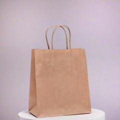 Пакет бумажный с ручками Крафт 32х37х20 см , 40 ₽ Пакет бумажный с ручками Крафт 32х37х20 см