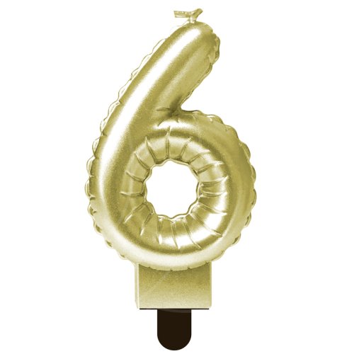 Свеча декоративная Цифра "6" Шар Золото 622095-6	, 89 ₽ Свеча декоративная Цифра "6" Шар Золото 622095-6