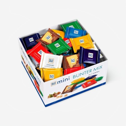 Шоколад RITTER SPORT Мини в ассортименте 1 шт , 79 ₽ Шоколад RITTER SPORT Мини в ассортименте 1 шт
