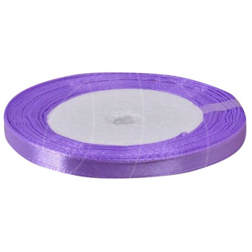 Лента для декора и упаковки Атласная Фиолетовая №21 6 мм 