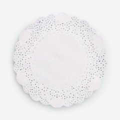 Салфетка бумажная ажурная белая 19 см 1 шт , 5 ₽ Салфетка бумажная ажурная белая 19 см 1 шт