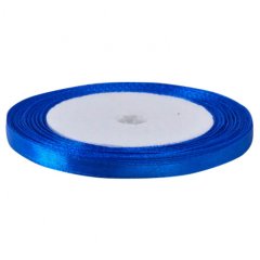 Лента для декора и упаковки Атласная Синяя №40 6 мм , 59 ₽ Лента для декора и упаковки Атласная Синяя №40 6 мм