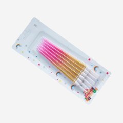 Свечи декоративные Розовый с золотом 16 см 6 шт Свеч-46	, 149 ₽ Свечи декоративные Розовый с золотом 16 см 6 шт Свеч-46