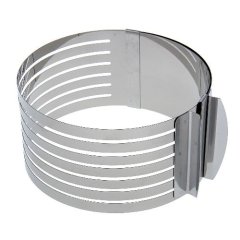 Форма металлическая для выпечки раздвижная Круг с прорезями H8 D16-20 см 1524018, хит-12, 490 ₽ Форма металлическая для выпечки раздвижная Круг с прорезями H8 D16-20 см 1524018, хит-12