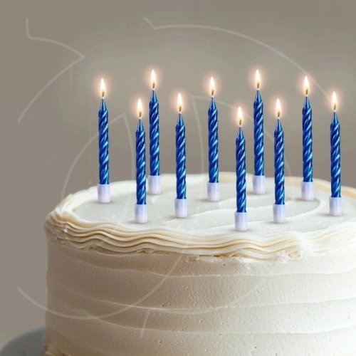 Свечи декоративные Металлик синие 10 шт 2919669, 119 ₽ Свечи декоративные Металлик синие 10 шт 2919669