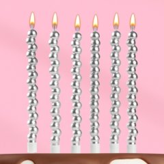 Свечи декоративные "Жемчужины серебро" 6 шт 10747861, 199 ₽ Свечи декоративные "Жемчужины серебро" 6 шт 10747861