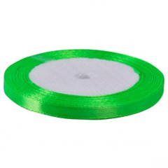 Лента для декора и упаковки Атласная Светло-зелёная №52 6 мм , 59 ₽ Лента для декора и упаковки Атласная Светло-зелёная №52 6 мм