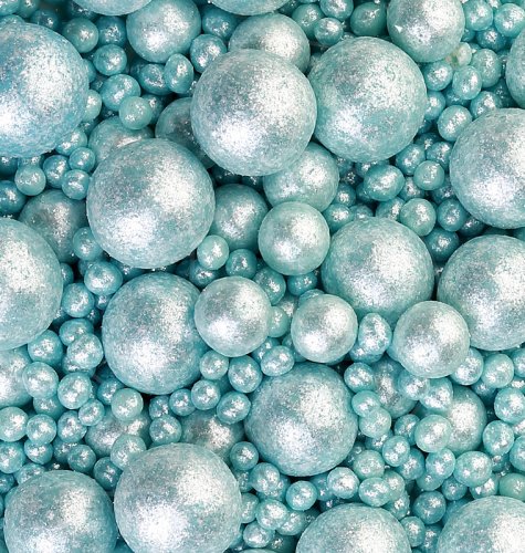 Посыпка кондитерская из дутого риса жемчуг блестящий "Нежно-голубой микс" 50 г 803, 250 ₽ Посыпка кондитерская из дутого риса жемчуг блестящий "Нежно-голубой микс" 50 г 803