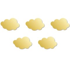 Набор топперов декоративных акриловых "Облака" 3х2 см 5 шт НМТ/7, 119 ₽ Набор топперов декоративных акриловых "Облака" 3х2 см 5 шт НМТ/7