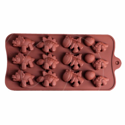 Форма силиконовая для шоколада "Динозаврики" 12 шт 1057114, 219 ₽ Форма силиконовая для шоколада "Динозаврики" 12 шт 1057114