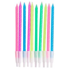 Свечи декоративные "Завитки" Неон 10 шт 3006921, 119 ₽ Свечи декоративные "Завитки" Неон 10 шт 3006921