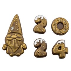 Форма пластиковая "Санта 2024" 30706, 250 ₽ Форма пластиковая "Санта 2024" 30706