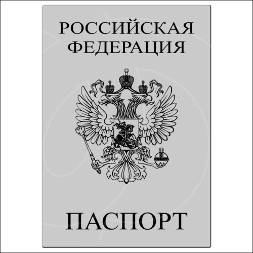 Топпер декоративный акриловый "Паспорт" Серебро 5х7 см ТСК355, 229 ₽ Топпер декоративный акриловый "Паспорт" Серебро 5х7 см ТСК355