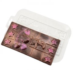 Форма пластиковая плитка шоколада "23 февраля" , 250 ₽ Форма пластиковая плитка шоколада "23 февраля"