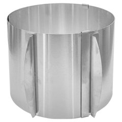 Форма металлическая для выпечки раздвижная Круг H15 D16-30 см Хит-23, 1190 ₽ Форма металлическая для выпечки раздвижная Круг H15 D16-30 см Хит-23