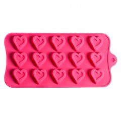 Форма силиконовая для шоколада "Сердечки" 1000380, 219 ₽ Форма силиконовая для шоколада "Сердечки" 1000380