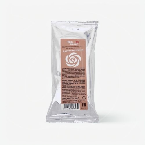 Мастика кондитерская цветочная Top Decor "Белая" 100 г tp66736, 119 ₽ Мастика кондитерская цветочная Top Decor "Белая" 100 г tp66736