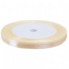 Лента для декора и упаковки Атласная Кремовая №8 6 мм , 59 ₽ Лента для декора и упаковки Атласная Кремовая №8 6 мм