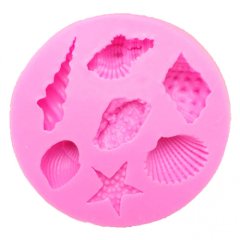 Молд силиконовый "Ракушки морские" M-29, m-29, 359 ₽ Молд силиконовый "Ракушки морские" M-29, m-29