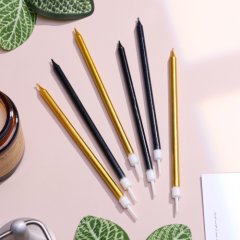 Свечи декоративные Золотые и чёрные гладкие 13 см 6 шт 4710824, 190 ₽ Свечи декоративные Золотые и чёрные гладкие 13 см 6 шт 4710824