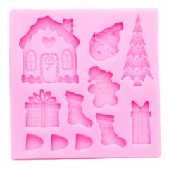 Молд силиконовый "Новогодние элементы" 3628337, 170 ₽ Молд силиконовый "Новогодние элементы" 3628337
