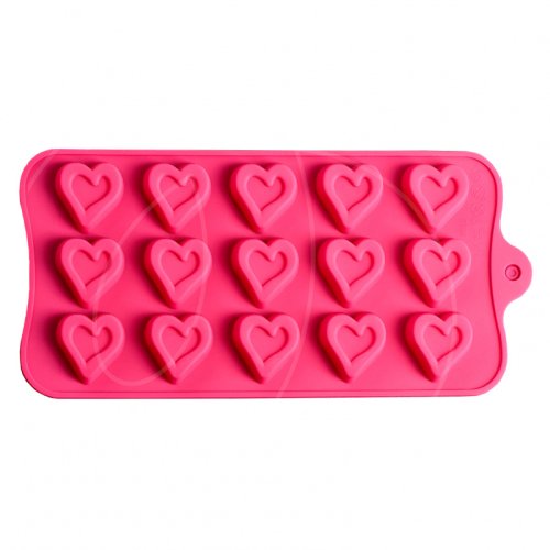 Форма силиконовая для шоколада "Сердечки" 1000380, 219 ₽ Форма силиконовая для шоколада "Сердечки" 1000380
