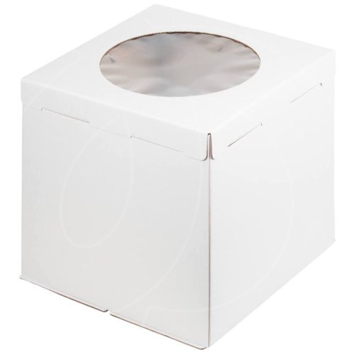 Коробка для торта с окном белая 42х42х45 см , 289 ₽ Коробка для торта с окном белая 42х42х45 см