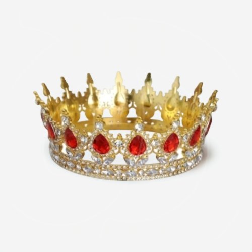 Топпер декоративный "Корона с камнями" Золото/Красный 12 см , 899 ₽ Топпер декоративный "Корона с камнями" Золото/Красный 12 см